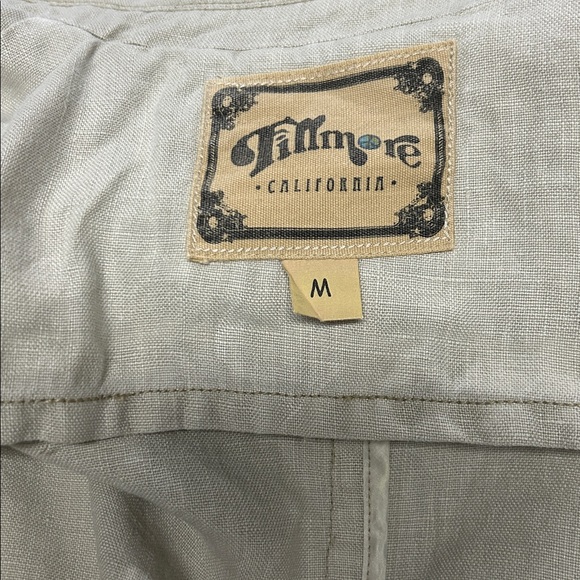 Fillmore California Natural Linen Blazer Womens - Picture 6 of 6